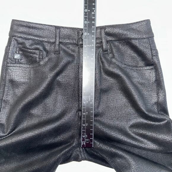 KanCan Jeans Carly Black Faux Leather Super Skinny Pants – Size 3/25 - Picture 14 of 15